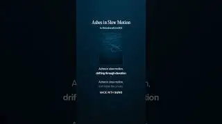 Ashes in Slow Motion