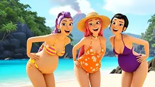 🌴 K-Pop Demon Hunters: LAST ISLAND | Epic K-Pop Girls Story 🌊🔥