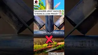 &ldquo;Galvanized Pipe Joint Trick You Must Know! 🔧🔥 #WeldMastar #welding #welder #shortsvideo #shorts #ik