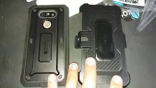 UNBOXING Capa Supcase Unicorn Betle Pro Series Tank Tough Armor LG G5 Black +  MERCADO LIVRE