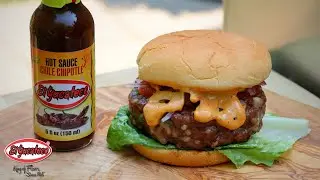 STUFFED & Smoked Pepper Jack Jalapeno Burger!  | Best Burger Patty Recipe Ft. El Yucateco Chipotle