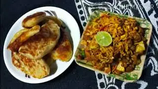 How to make less oil iftar recipe gozleme bread (Turkish street food) & lobiya chaat ramadan recipes