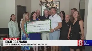 News 8 presents Greater New Haven St. Patrick's Day Parade organizers with gift for successful 2025