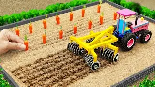 diy tractor modern disk plough machine science project I carrot farming