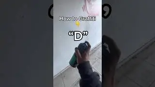 How to easy graffiti letter &ldquo;D&rdquo; 👈 #graffiti