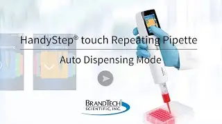 HandyStep touch Repeating Pipette -  The Auto Dispensing Mode