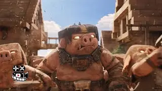A Minecraft Movie (2025)  - Village Attack By Piglins｜Motion Picture Scenes