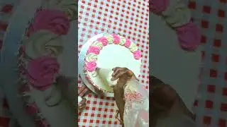 simple birthday cake decoration/cake deign#recipe#shortvideos#shorts#cake#deign#decoration#foodie