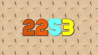 Colorful Numbers 2001-3000 with Textured Backgrounds Part 3!!! (2201-2300)