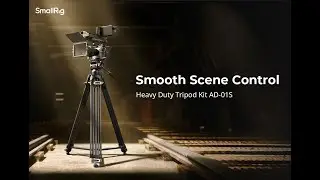 Smooth Scene Control | Heavy Duty Tripod Kit AD-01S