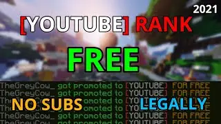 (april fools day joke, not working) HOW TO GET HYPIXEL [YOUTUBE] RANK FOR FREE [NO SUBS] 2021
