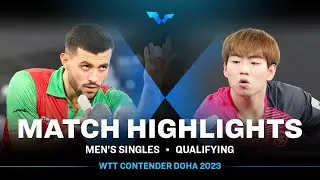 Abdelbasset Chaichi vs Yiu Kwan To | MS Qual | WTT Contender Doha 2023