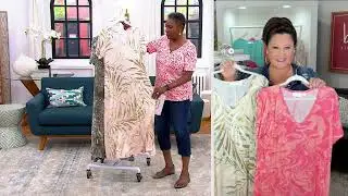 Belle by Kim Gravel Print or Solid V-Neck Maxi Dress on QVC