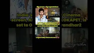 Allu Cinemas Kokapet&rsquo;s Dolby Cinema Screen Expected to Open Soon #trending #allucinemas #alluarjun