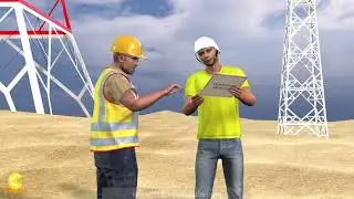 Construction Site Training 3D Animated Video