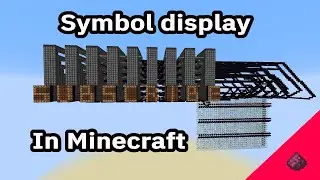 So i made a scrolling text display in minecraft.