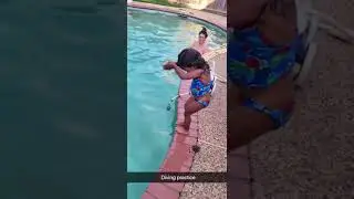 2-year-old diving prodigy 😂👏 (via&nbsp;@Amy Blackman Brown) #shorts