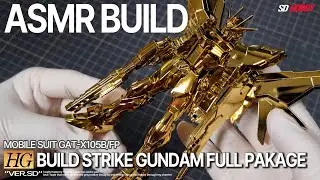 HGBF 1/144 Build Strike Gundam Full Package Gold Coating Limited Edition ASMR BUILD