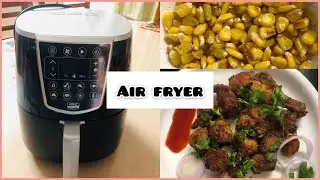 Kent Air Fryer Review / Baked Corn, Air Fried Chicken Recipe / Poojitha Kartik
