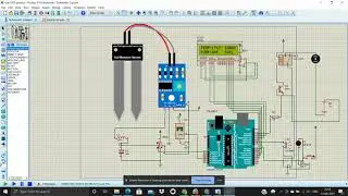 Automatic Plant Watering System Simulation #soil sensor #project #apws #plant watering