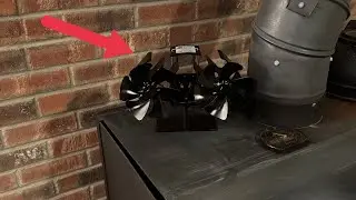 BLFIRE Wood Stove Fan Heat Powered Dual Motor | Non Electric Heat Activated Fan Wood Burning Stove