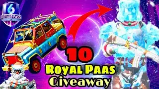 M6 Royal Pass Giveaway 🔥| Free M6 Royal pass Giveway🔥Bgmi Giveaway|Indot Gaming