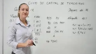 Como calcular custo de capital de terceiros