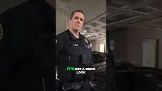 Confrontation at Restricted Area  Citizen Challenges Officers Actions  #viral #shorts