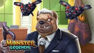 ASI ES EN BATALLA EL NUEVO ARQUITECTO! - PRESIDENT CANINE FULL CORRUPCION - Monster Legends