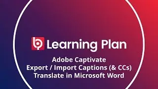 Adobe Captivate Export and Import Captions + Translate