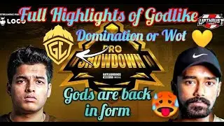 Upthrust Esports Showdown Full Highlights of Godlike all matches & Points Table. Comback Kings 🔥💛
