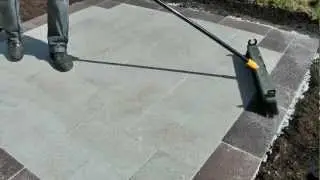 Using Unilock Drain Plus Jointing Compound