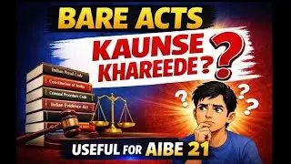 Bare Acts Kaunse Khareede? | Law Students & AIBE Aspirants Must Watch