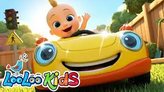 Wheels On The Car + Wheels On The Bus - Learn Colors - Kids Songs and Nursery Rhymes