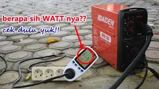 nyobain dan tes WATT mesin Las raja api DAIDEN MIGi 130 gasless flux core /tanpa gas co2