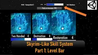 Creating a Skyrim-Like Level Bar in Unity