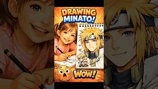 Little Girl Draws Minato Namikaze&hellip; You Won&rsquo;t Believe the Ending 😭✨