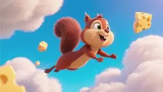 Chipmunk Who Chased Cheese Clouds 🧀☁️ | A Whimsical Imagination Song for Kids