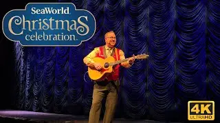 Акустическое рождественское выступление 🎄🎶 Рождественское празднование в SeaWorld 2025 | Живая пр...