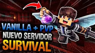 ✨ NUEVO SERVIDOR Survival VANILLA & PVP para MINECRAFT PE 1.21.132 ✅ &iexcl;SELLWANDS! (Java & Bedrock)