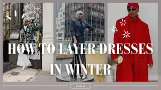 How To Layer Your Dresses For Winter | Winter Fashion Tips 2025