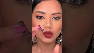 How to apply false eyelashes ? 😍💕 #makeupforbeginners #makeupshorts #shorts