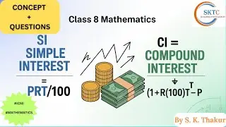 Simple Interest and Compound Interest | Class 8 ICSE Maths |Concept & Problem Solving | SKTC Classes