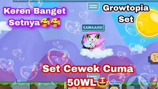 Set cewek Keren Banget di growtopia #growtopiaset