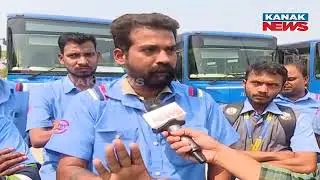 Mo Bus Service Halted in Berhempur | Workers Protest Against Regular Misbehavior