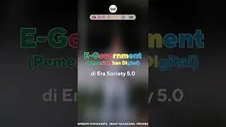 Apa itu E-Government atau Pemerintahan Digital? Di Era Society 5.0? #egovernance #society5