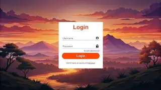 Making a login page in HTML | CSS