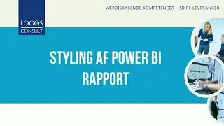 Styling af Power BI rapport