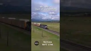 Montana Rail Link - SD45's East of Livingston  #shorts