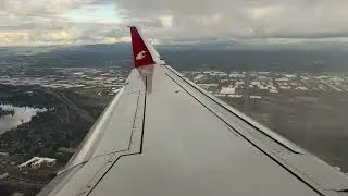 Take off from Seattle onboard N661QX, Embraer 175LR, 27Dec25, (SEA-YEG) #aviation #airport 